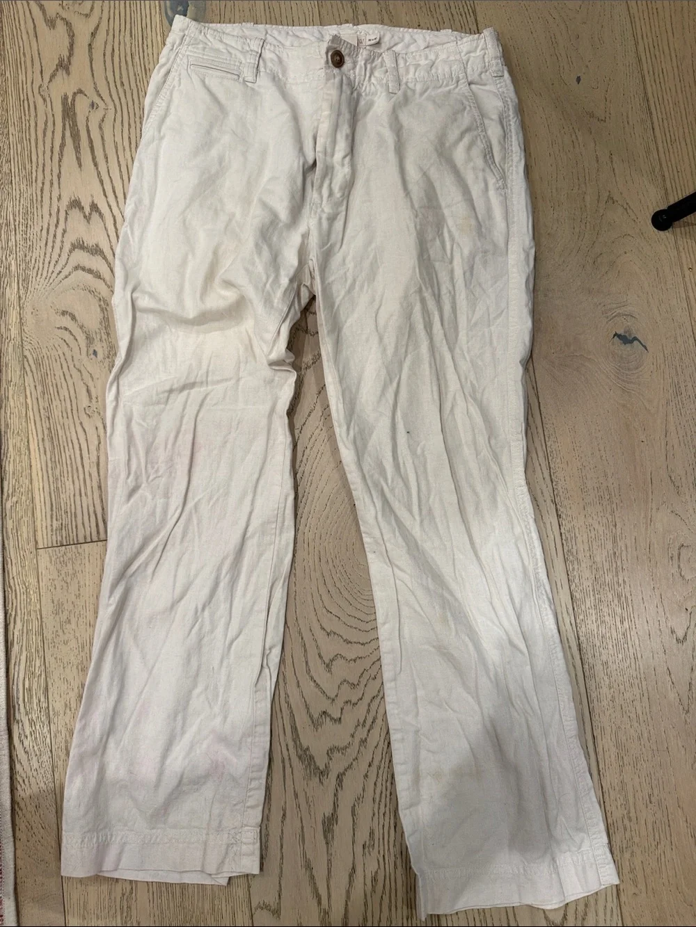 J Crew Men's White Casual Pants - Comfortable Everyday Chino